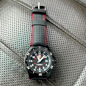 Luminox professional diver watch with custom matching strap